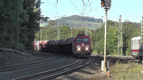 Rail Traffic Züge Trains in Rhein Maintal Schlüchtern mit ICEs IC und