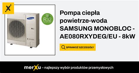 Samsung Pompa Ciep A Powietrze Woda Monobloc Kw V R