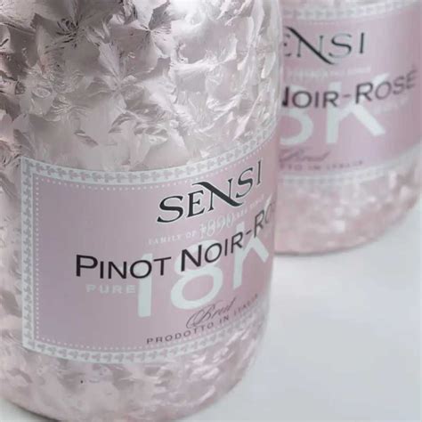 Espumante Sensi 18K Pinot Noir Rose Vino Spumante Brut 750ml CS Vinhos