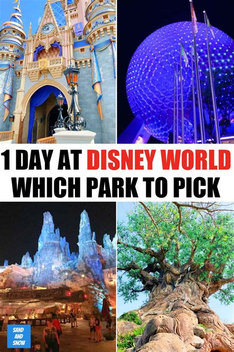 One Day At Disney World The Perfect Park For The Ultimate Disney Day Sand And Snow