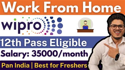 Wipro Work From Home Jobs For Freshers 2022 Wipro Recruitment 2022