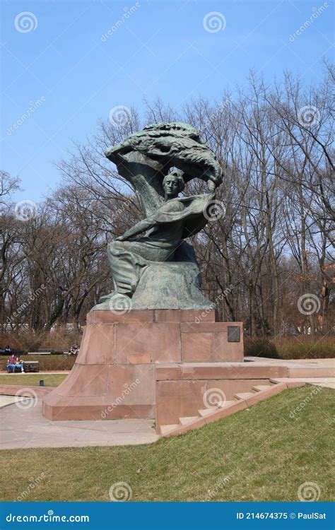 Frederic Chopin Monument Located In The Upper Part Of Warsaw S Royal