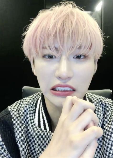 𐐪 Seonghwa Vlive 𐑂 Bright Stars Pink Hair Park Seong Hwa