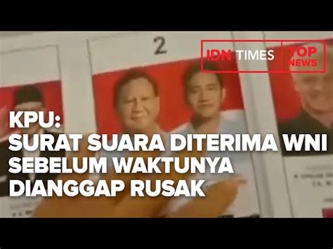 TOP NEWS OF THE DAY Viral TKI Di Taiwan Sudah Dapat Surat Suara KPU