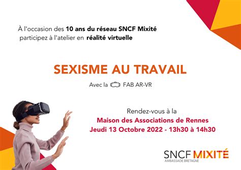 RÉalitÉ Virtuelle Le Sexisme Au Travail Sncf Mixite