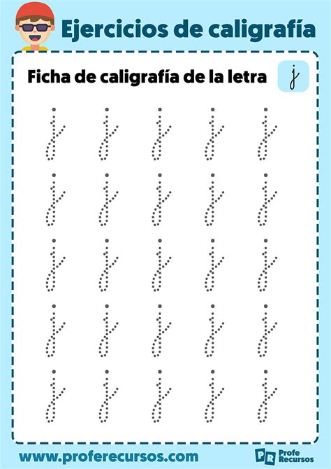 Caligrafia Letra J