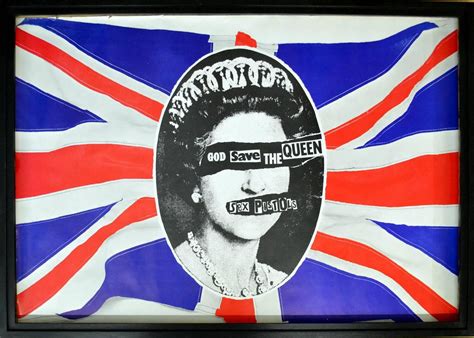 Sex Pistols Original God Save The Queen Promotional Poster At 1stdibs