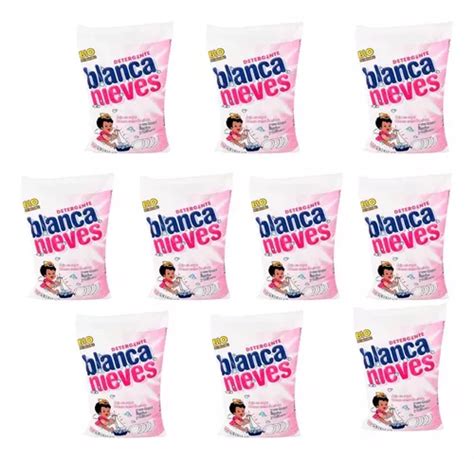 Detergente En Polvo Blanca Nieves Multiusos 500g 10pz MercadoLibre