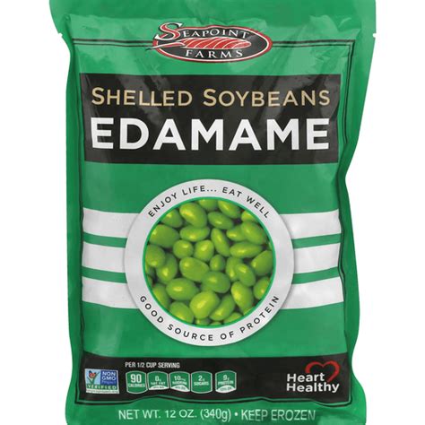 Seapoint Farms Edamame Shelled Soybeans 12 Oz Bag Frozen Foods Riesbeck