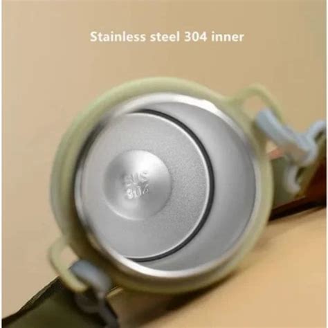 STAINLESS STEEL SPORTS VACUUM SIPPER BOTTLE WITH STRAP 800ml At Rs 325