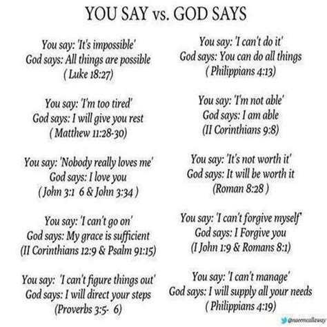 You Say God Says Quotes Shortquotescc