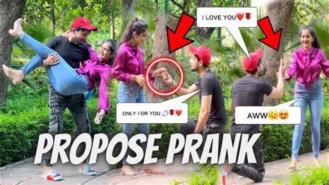 Proposal Prank On My Bestfriend 🌹💍 Prank Gone Wrong😑 Youtube