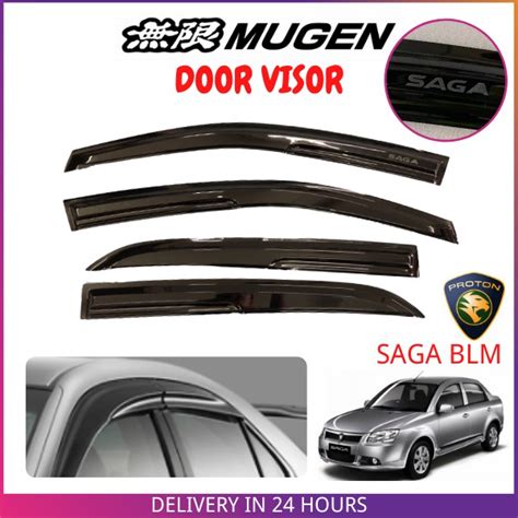 Proton Saga BLM FLX FL High Quality Mugen Door Visor Air Press Window