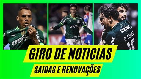 GIRO DE NOTICIAS BRENO DE SAÍDA RENOVAÇÕES E AUMENTO DE