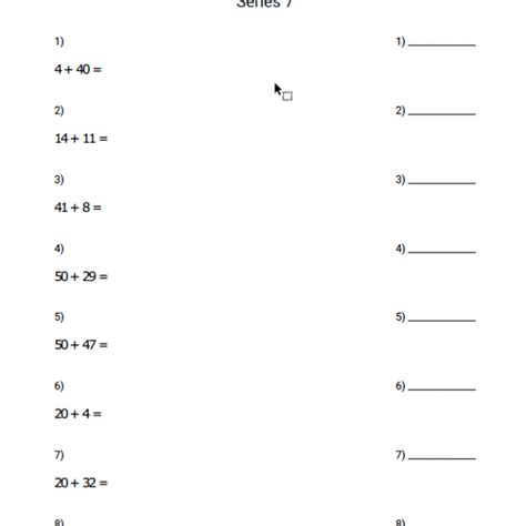 Addition Worksheet Series 6 Geek Slop Online