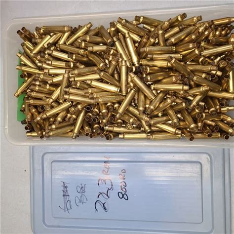 Brass 223 Remington Once Fired 800 Rounds