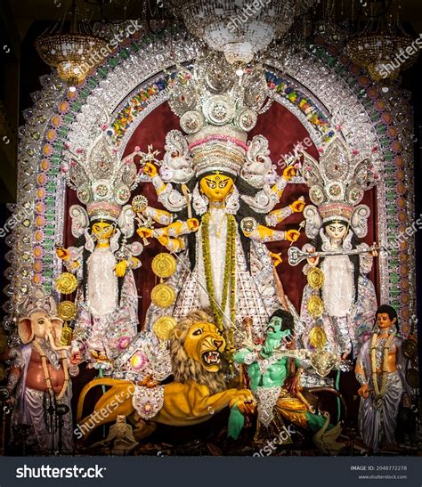 Durga Puja Kolkata Durga Idol Kolkata Stock Photo 2048772278 | Shutterstock