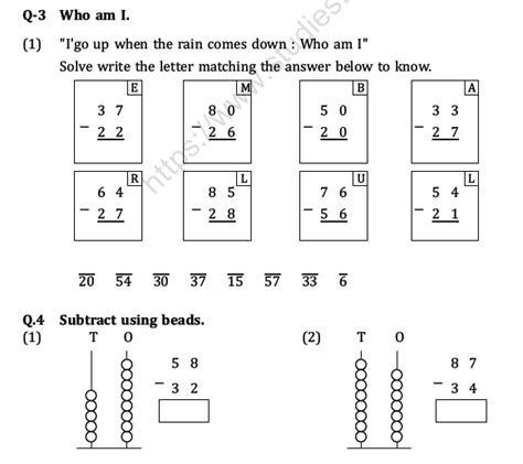 Cbse Class 1 Maths Practice Worksheet Set 18