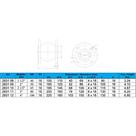 MANGUITO ANTIVIBRATORIO BRIDAS DN 100 4 Importadora Y Distribuidora