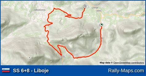 Ss 68 Liboje Stage Map Rally Dolina Zelenega Zlata 2023 Dprs 🌍