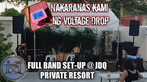 Full Band Set Up At Jdq Private Resort│koyabautv Youtube