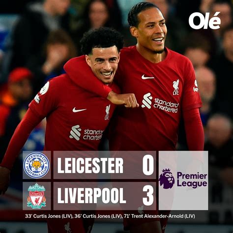 Diario Olé on Twitter Goleada de Liverpool a Leicester