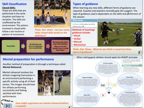 Gcse Pe Component Sport Psychology Bundle Teaching Resources