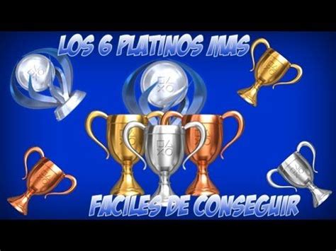 TOP 6 Trofeos Platino Más Fáciles de Conseguir YouTube Light bulb