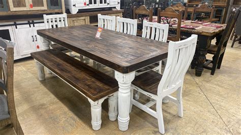 7ft Santa Rita Dining Set Monterrey Rustic Furniture San Antonio