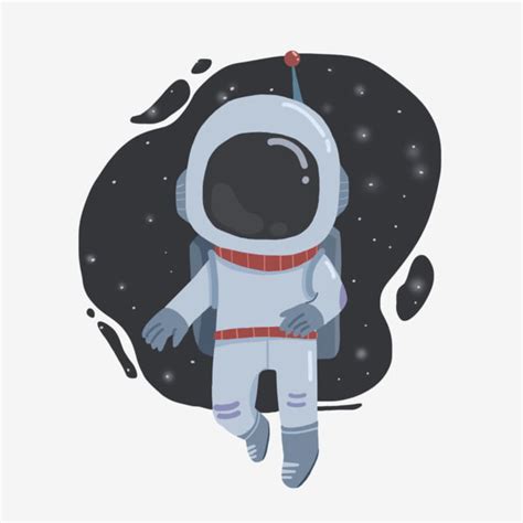 Astronaut Floating In Space Clip Art