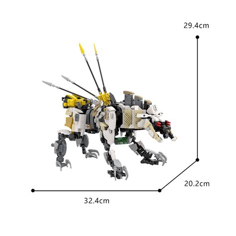 MOC Factory 89408 Horizon Zero Dawn Sawtooth Brick Set KAZI Block