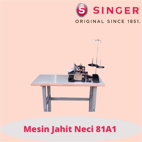 Jual Mesin Jahit Neci Singer 81a1 Fullset Meja Kaki Pedal Dinamo