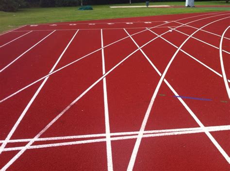 Running Track Markings Diagrams