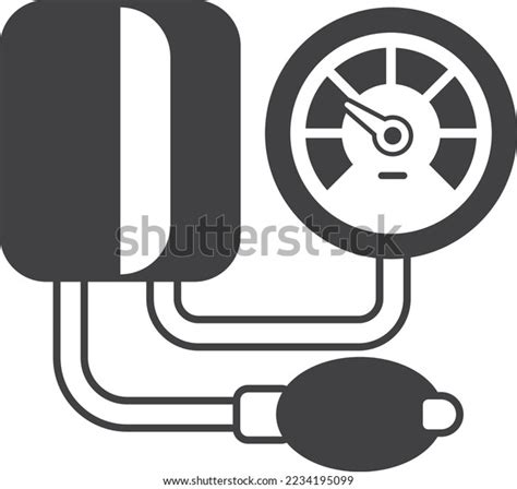 Blood Pressure Monitor Illustration Minimal Style Stock Vector (Royalty Free) 2234195099 ...