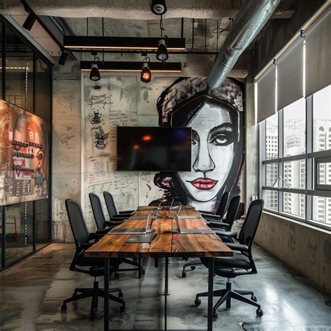 Startup Workspace With Creative Decor Amp Modern Design Premium Ai