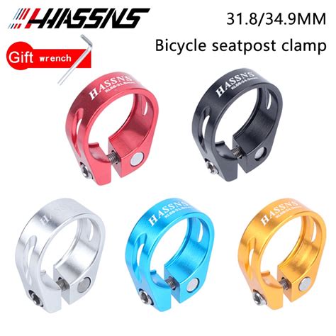 HASSNS Grampo Para Cano De Bicicleta De Liga De Alumínio 31 8 34 9 mm