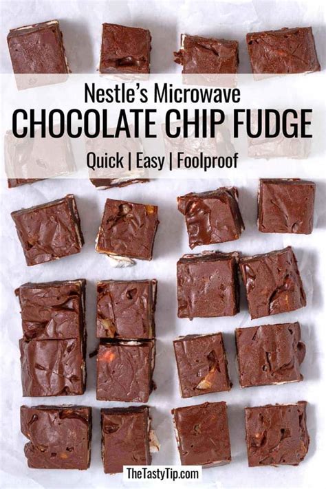 Best Foolproof Nestle Chocolate Chips Fudge Recipe - The Tasty Tip