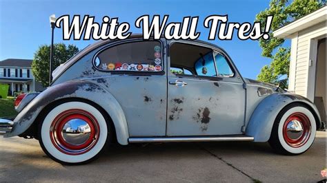 White Wall Tires On My Classic Volkswagen Youtube