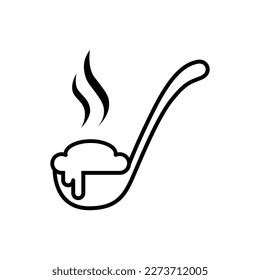 Ladle Icon Vector Design Template Stock Vector Royalty Free