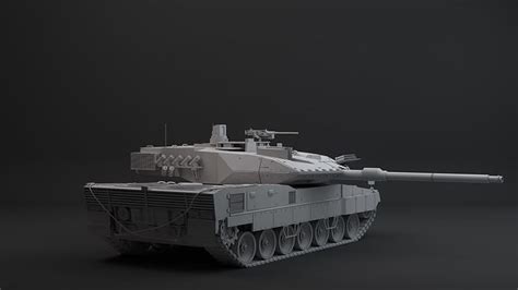 Leopard 2a7 Hpoly 3d Model Cgtrader