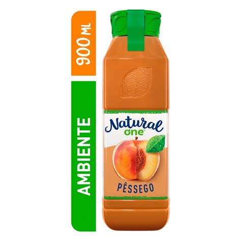 Suco NATURAL ONE Sabor Pêssego 900ml Pão de Açúcar