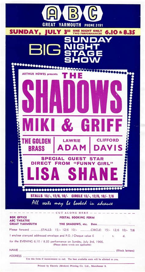 Cliff Richard & The Shadows - 1950s and 1960s - Music Stars ...