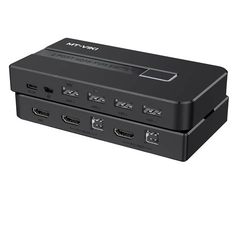 Hdmi Kvm Switch 2 Port 4k 30hz With Desktop Controller Mt Viki