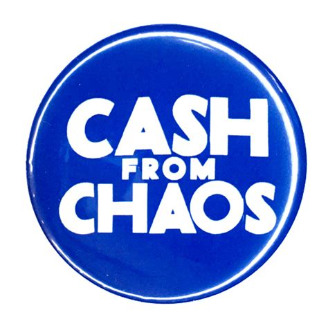 58mm デカ缶バッジ CASH FROM CHAOS SEX PISTOLS 70s UK PUNK SEDITIONARIES その他