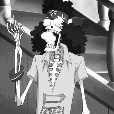 Smoking Brook GIF - Smoking Brook OnePiece - Discover & Share GIFs