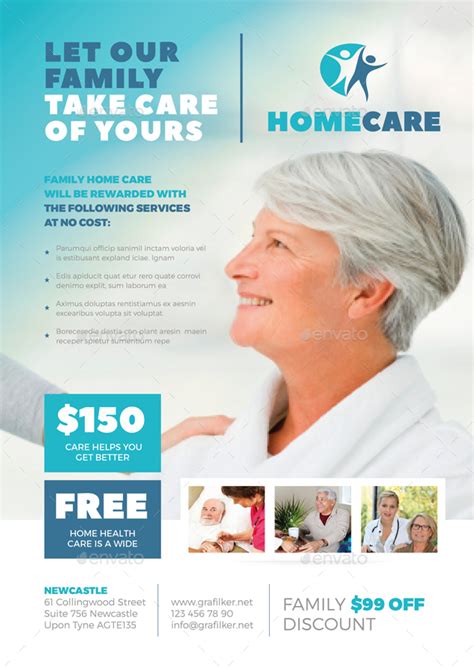 Home Care Flyer Bundle Templates Print Templates Graphicriver