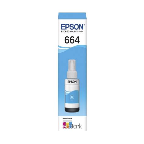 Refil De Tinta EPSON T664220 AL Ciano