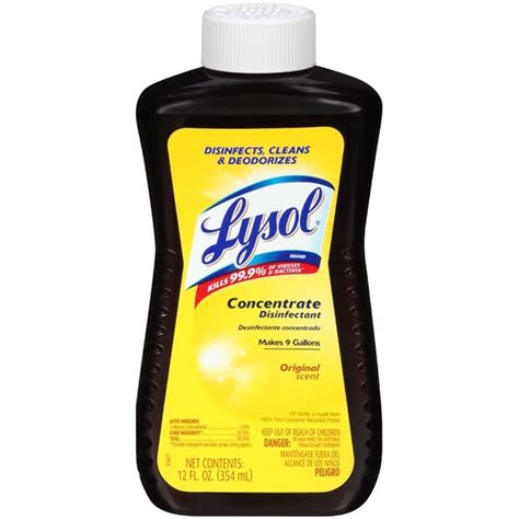 Lysol Concentrate Disinfectant Original Scent Cleaner 12 Fl Oz Instacart