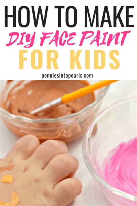 How To Make Face Paint 4 Ingredients You Already Have At Home