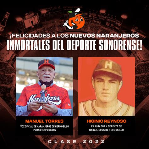 Naranjeros De Ermosillo On Twitter Dos Grandes Exponentes De